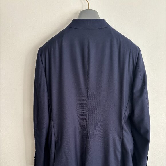 Tom Ford Peak Lapel O Connor Navy Sport Coat/ Blazer, Surgeon's Cuffs - 38 - Picture 13 of 15